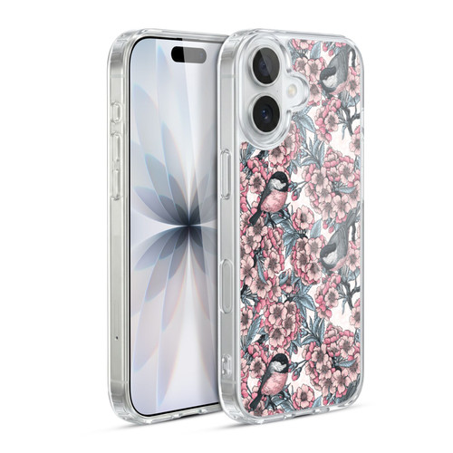 Katerina Kirilova Floral Patterns Red Hibiscus Soft Gel Case for Apple iPhone 17