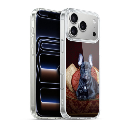 Klaudia Senator French Bulldog 2 Classic Couch Soft Gel Case for Apple iPhone 17 Pro Max