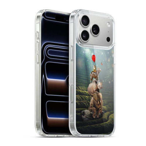 Klaudia Senator French Bulldog 2 Friends Reaching Butterfly Soft Gel Case for Apple iPhone 17 Pro Max