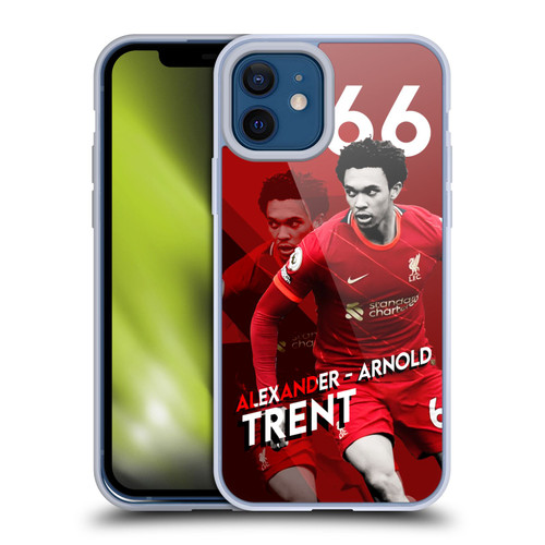 Liverpool Football Club 2021/22 First Team Trent Alexander-Arnold Soft Gel Case for Apple iPhone 12 / iPhone 12 Pro & MagSafe