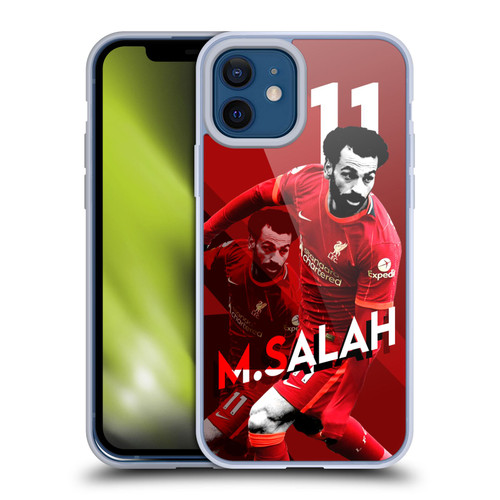 Liverpool Football Club 2021/22 First Team Mohamed Salah Soft Gel Case for Apple iPhone 12 / iPhone 12 Pro & MagSafe