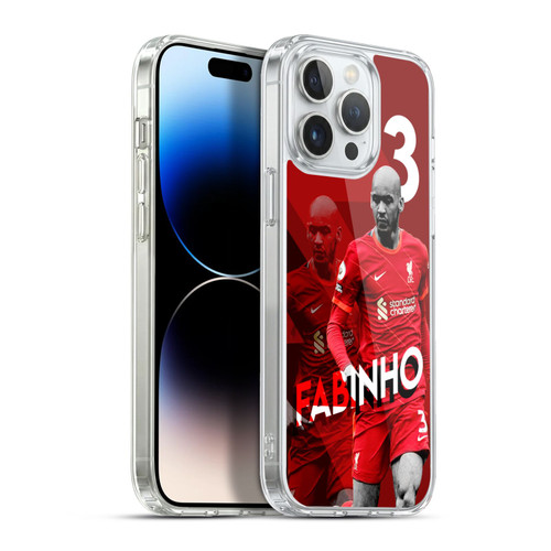 Liverpool Football Club 2021/22 First Team Fabinho Soft Gel Case for Apple iPhone 13 Pro Max & MagSafe