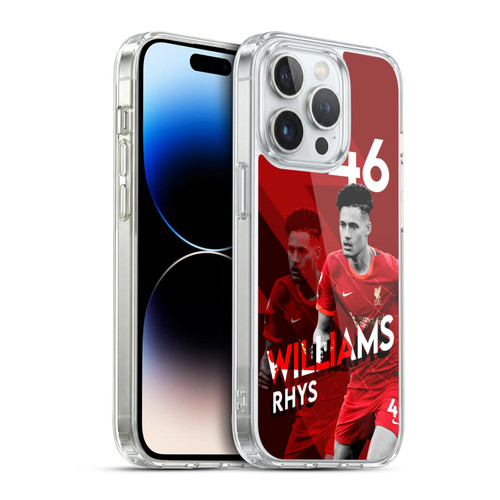 Liverpool Football Club 2021/22 First Team Rhys Williams Soft Gel Case for Apple iPhone 14 Pro & MagSafe