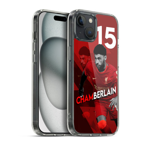 Liverpool Football Club 2021/22 First Team Alex Oxlade - Chamberlain Soft Gel Case for Apple iPhone 15 Plus & MagSafe