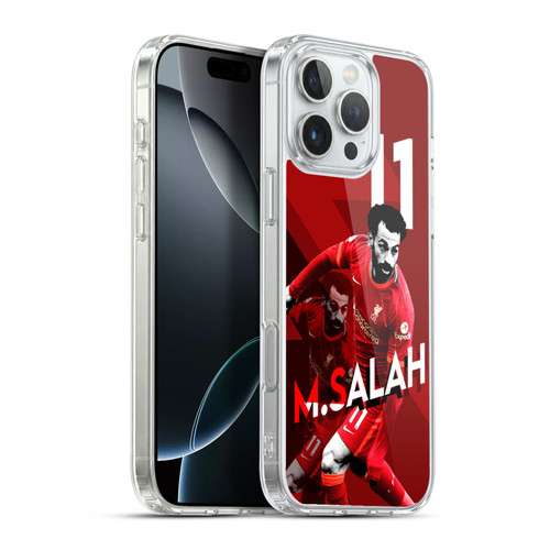 Liverpool Football Club 2021/22 First Team Mohamed Salah Soft Gel Case for Apple iPhone 16 Pro Max & MagSafe