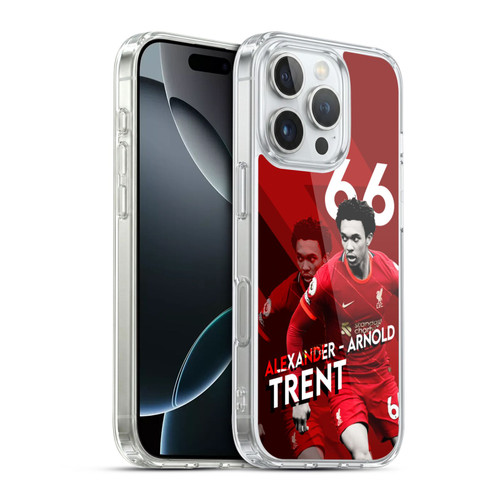 Liverpool Football Club 2021/22 First Team Trent Alexander-Arnold Soft Gel Case for Apple iPhone 16 Pro & MagSafe