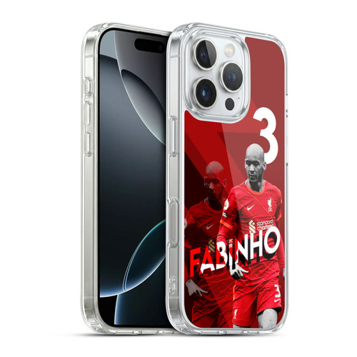 Liverpool Football Club 2021/22 First Team Fabinho Soft Gel Case for Apple iPhone 16 Pro & MagSafe
