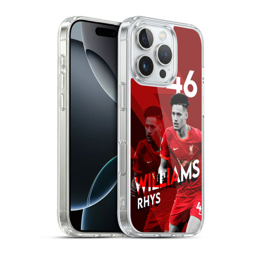 Liverpool Football Club 2021/22 First Team Rhys Williams Soft Gel Case for Apple iPhone 16 Pro & MagSafe