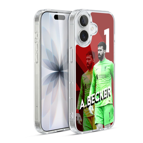 Liverpool Football Club 2021/22 First Team Alisson Becker Soft Gel Case for Apple iPhone 17