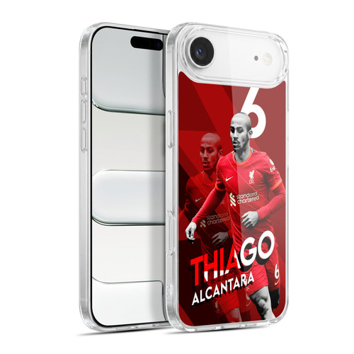 Liverpool Football Club 2021/22 First Team Thiago Alcântara Soft Gel Case for Apple iPhone 17 Air
