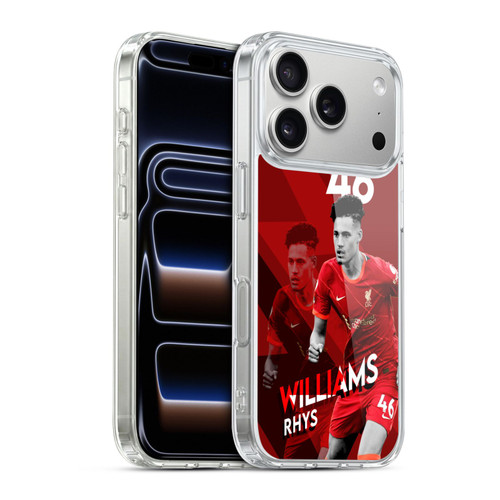Liverpool Football Club 2021/22 First Team Rhys Williams Soft Gel Case for Apple iPhone 17 Pro