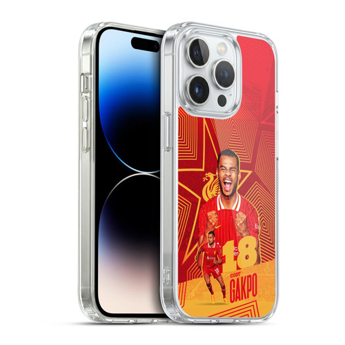 Liverpool Football Club 2024/25 First Team Cody Gakpo Soft Gel Case for Apple iPhone 14 Pro & MagSafe