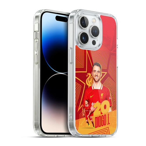 Liverpool Football Club 2024/25 First Team Diogo Jota Soft Gel Case for Apple iPhone 14 Pro & MagSafe