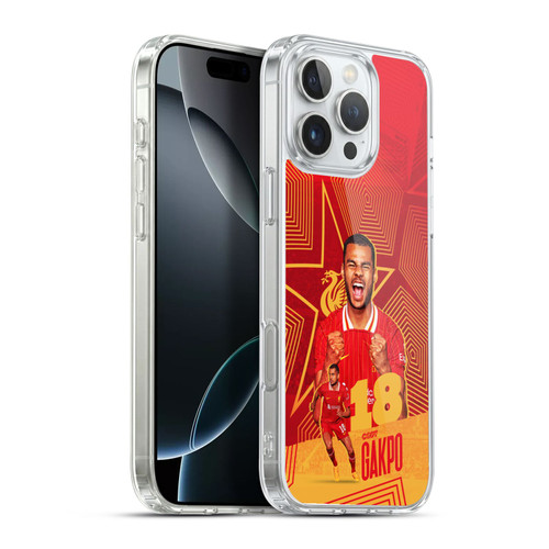 Liverpool Football Club 2024/25 First Team Cody Gakpo Soft Gel Case for Apple iPhone 16 Pro Max & MagSafe