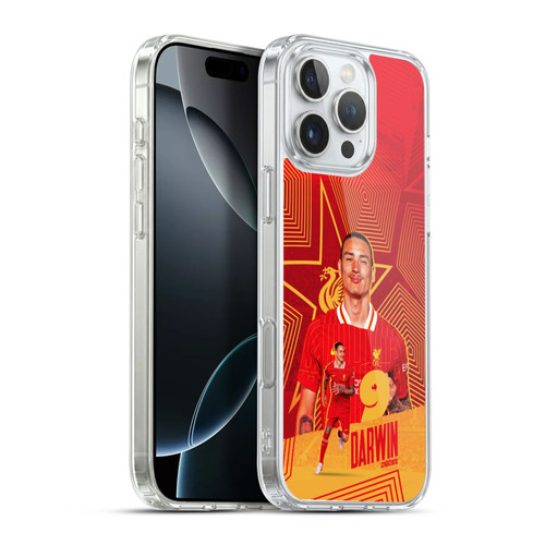 Liverpool Football Club 2024/25 First Team Darwin Núñez Soft Gel Case for Apple iPhone 16 Pro Max & MagSafe
