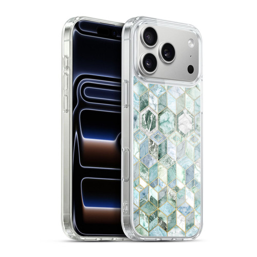 Micklyn Le Feuvre Marble Patterns Jade Honeycomb Soft Gel Case for Apple iPhone 17 Pro Max