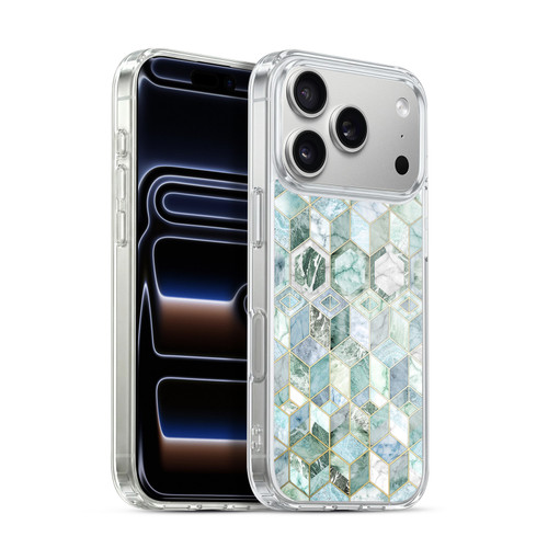 Micklyn Le Feuvre Marble Patterns Jade Honeycomb Soft Gel Case for Apple iPhone 17 Pro