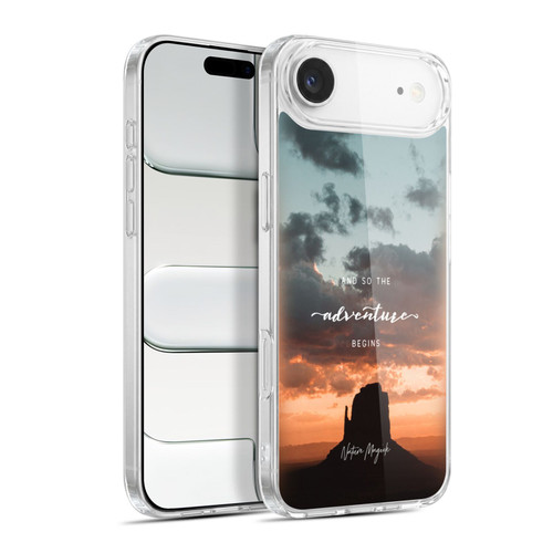 Nature Magick So The Adventure Begins Quote Desert Soft Gel Case for Apple iPhone 17 Air