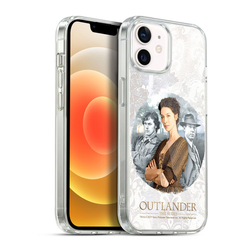 Outlander Portraits Claire, Jamie & Frank Soft Gel Case for Apple iPhone 12 / iPhone 12 Pro & MagSafe