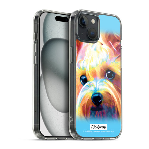 P.D. Moreno Dogs Puppy 3 Soft Gel Case for Apple iPhone 15 Plus & MagSafe