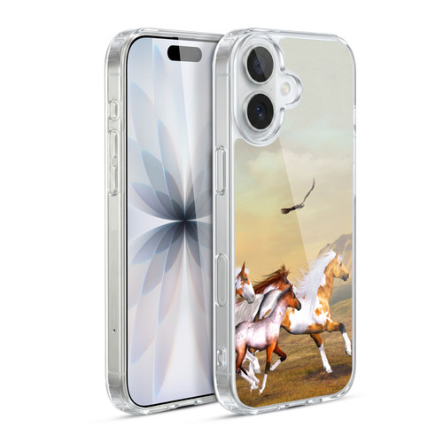 Simone Gatterwe Horses Wild Herd Soft Gel Case for Apple iPhone 17