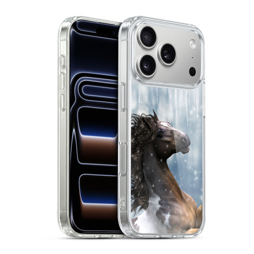 Simone Gatterwe Horses In The Snow Soft Gel Case for Apple iPhone 17 Pro