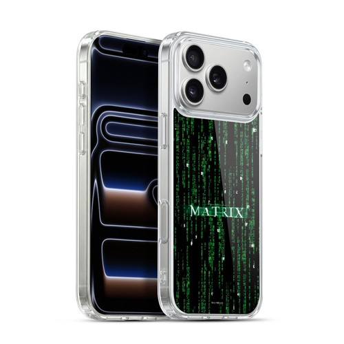 The Matrix Key Art Codes Soft Gel Case for Apple iPhone 17 Pro Max