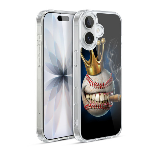 Tom Wood Monsters King Of Baseball Soft Gel Case for Apple iPhone 17