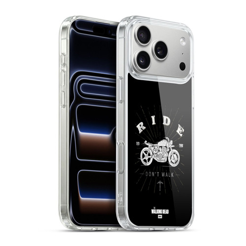 AMC The Walking Dead Daryl Dixon Iconic Ride Don't Walk Soft Gel Case for Apple iPhone 17 Pro Max