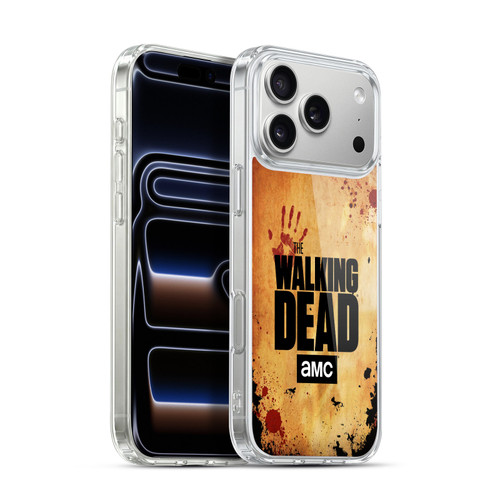 AMC The Walking Dead Logo Stacked Soft Gel Case for Apple iPhone 17 Pro Max