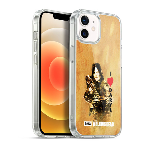 AMC The Walking Dead Typography Love Daryl Crossbow Soft Gel Case for Apple iPhone 12 / iPhone 12 Pro & MagSafe