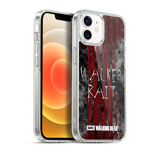 AMC The Walking Dead Typography Walker Bait Soft Gel Case for Apple iPhone 12 / iPhone 12 Pro & MagSafe