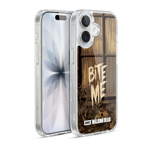 AMC The Walking Dead Typography Bite Me Soft Gel Case for Apple iPhone 17