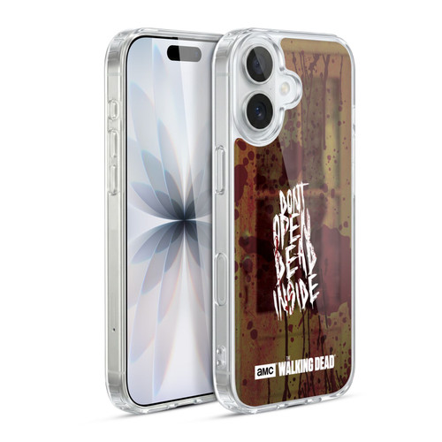 AMC The Walking Dead Typography Do Not Open Soft Gel Case for Apple iPhone 17