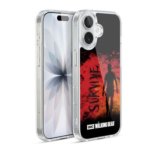 AMC The Walking Dead Typography Survive Rick Machete Soft Gel Case for Apple iPhone 17