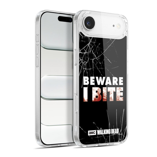 AMC The Walking Dead Typography I Bite Soft Gel Case for Apple iPhone 17 Air