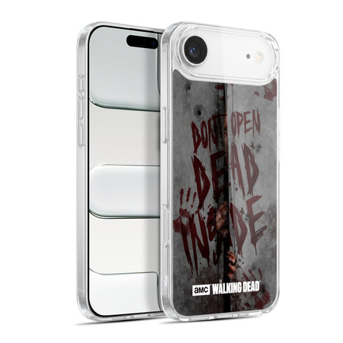 AMC The Walking Dead Typography Dead Inside Soft Gel Case for Apple iPhone 17 Air