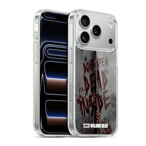 AMC The Walking Dead Typography Dead Inside Soft Gel Case for Apple iPhone 17 Pro