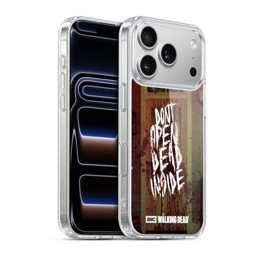 AMC The Walking Dead Typography Do Not Open Soft Gel Case for Apple iPhone 17 Pro