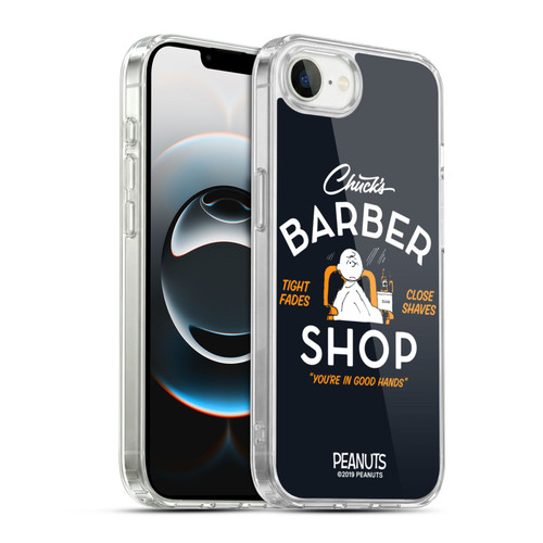 Peanuts Chuck's Barber Shop Charlie Brown Soft Gel Case for Apple iPhone 16e / Apple iPhone 17e & MagSafe