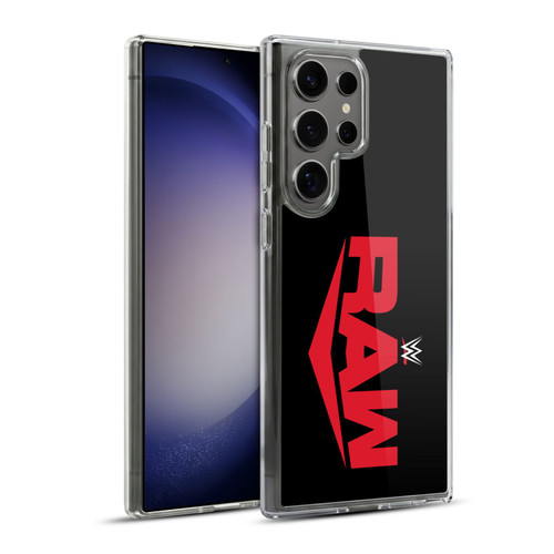 WWE TV Program Logo Raw Soft Gel Case for Samsung Galaxy S23 Ultra 5G & MagSafe