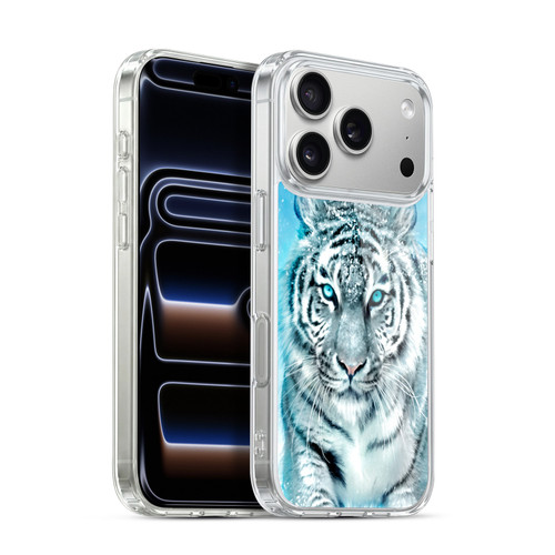 Aimee Stewart Animals White Tiger Soft Gel Case for Apple iPhone 17 Pro