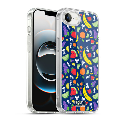Peanuts Naturally Sweet Fruits and Snoopy Soft Gel Case for Apple iPhone 16e / Apple iPhone 17e & MagSafe