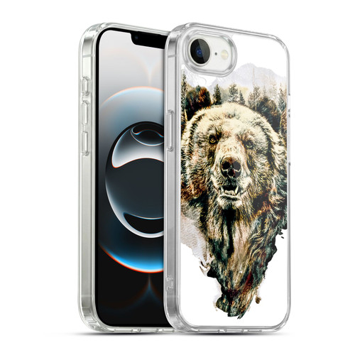 Riza Peker Animals Bear Soft Gel Case for Apple iPhone 16e / Apple iPhone 17e & MagSafe