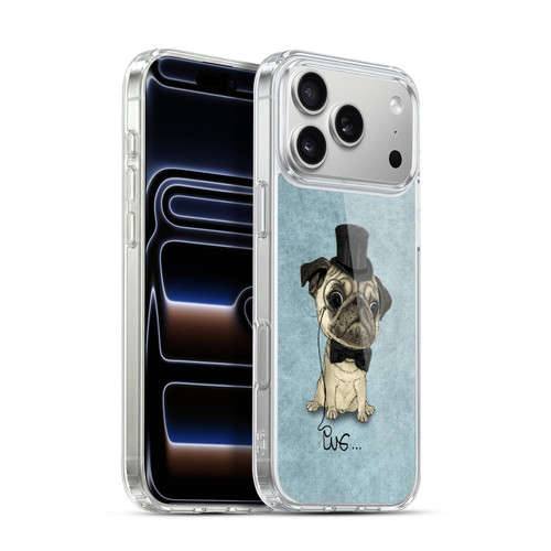 Barruf Dogs Gentle Pug Soft Gel Case for Apple iPhone 17 Pro Max
