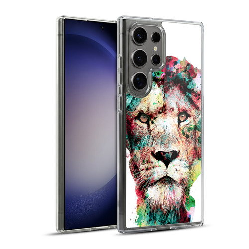 Riza Peker Animals The King Soft Gel Case for Samsung Galaxy S23 Ultra 5G & MagSafe