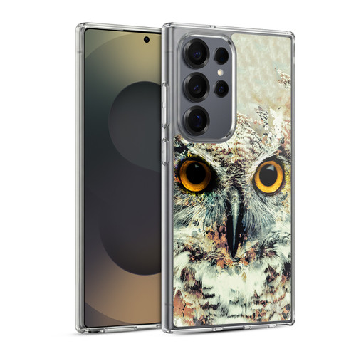 Riza Peker Animals Owl II Soft Gel Case for Samsung Galaxy S25 Ultra & MagSafe