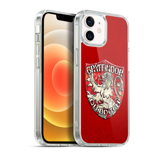 Harry Potter Prisoner Of Azkaban V Gryffindor Quidditch Badge Soft Gel Case for Apple iPhone 12 / iPhone 12 Pro & MagSafe