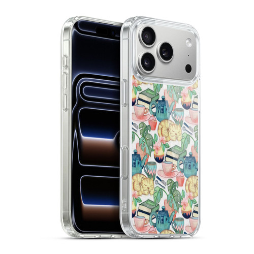 Micklyn Le Feuvre Patterns 2 Lazy Afternoon A Chalk Pastel Illustration Soft Gel Case for Apple iPhone 17 Pro Max
