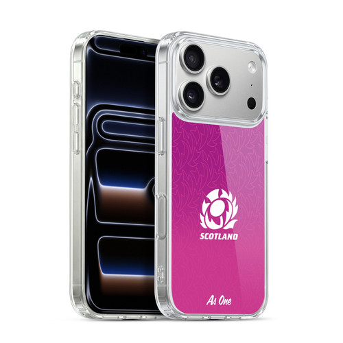 Scotland Rugby Graphics Gradient Pattern Soft Gel Case for Apple iPhone 17 Pro